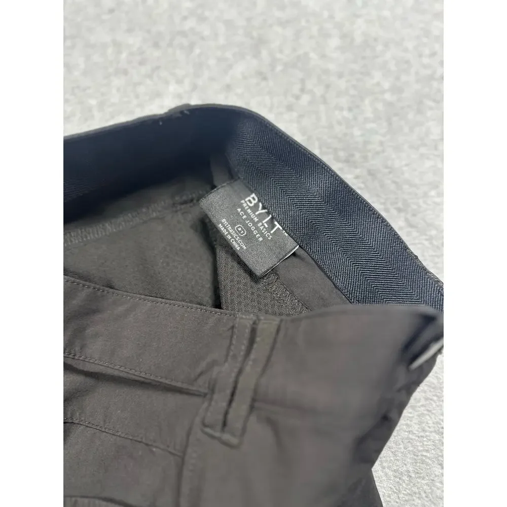 BYLT Basics Everyday Ace Jogger Pant Men's 31 Black Performance Stretch Golf